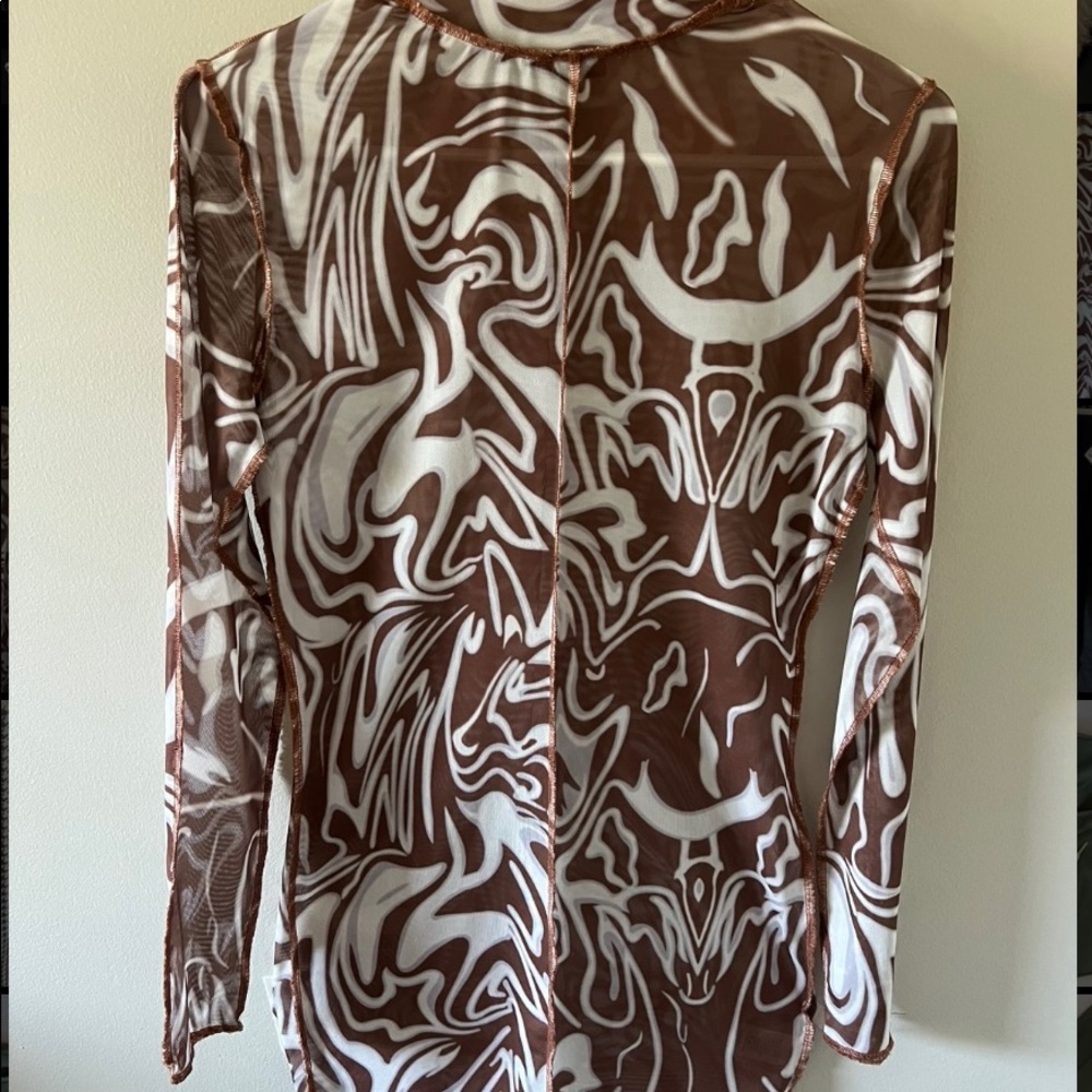 Mesh honeybum marble dress, size medium